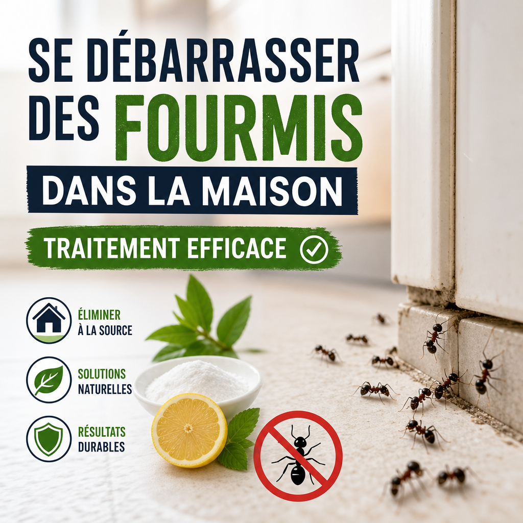 Se Débarrasser des Fourmis dans la Maison : Traitement Efficace 1 Conseils naturels pour se débarrasser des fourmis dans la maison et protéger la cuisine